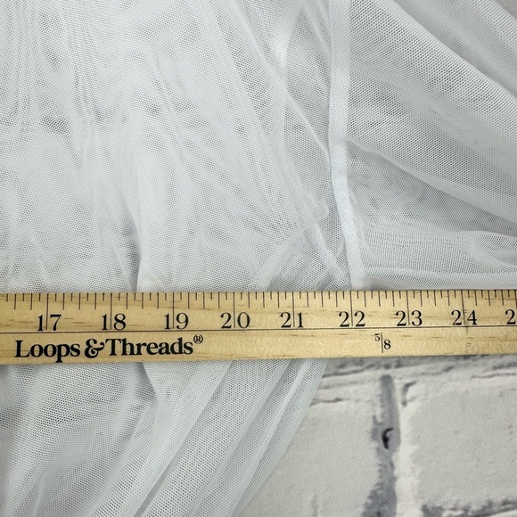 Norma Kamali Super Oversized Boyfriend Shirt Bodysuit White XXS Mesh Revolve - Picture 11 of 15